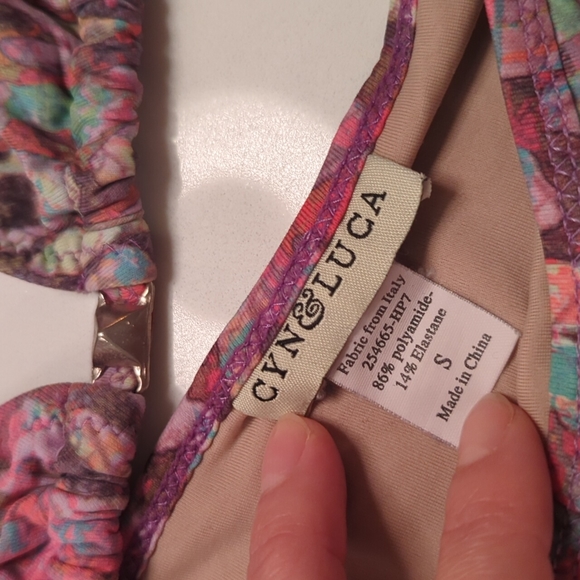 Cyn & Luca Multi-Coloured Silver Stud Embellished Size M - Picture 4 of 5